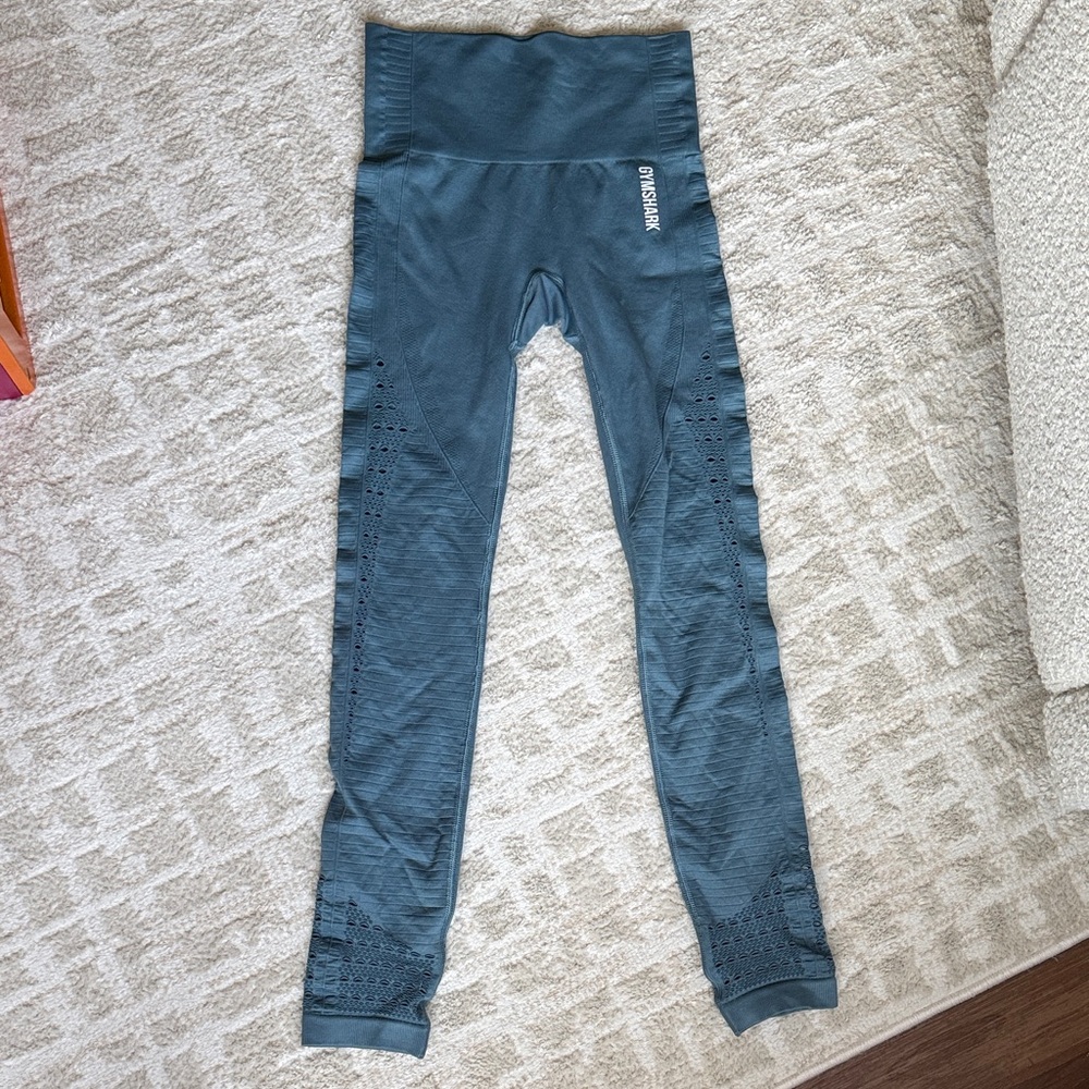 Gymshark Seamless High-Waist Leggings - Teal